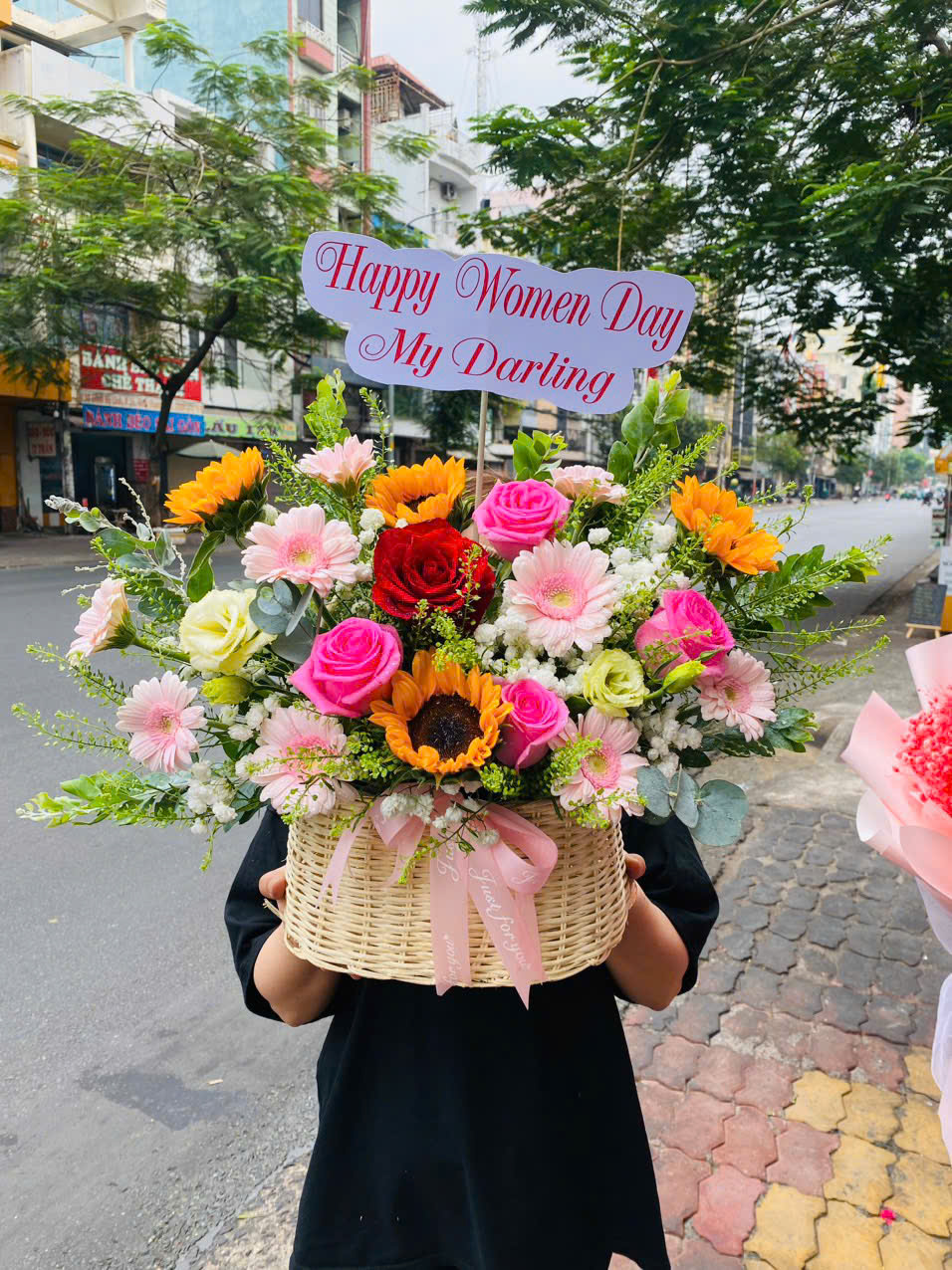 Giỏ Hoa Tươi 011